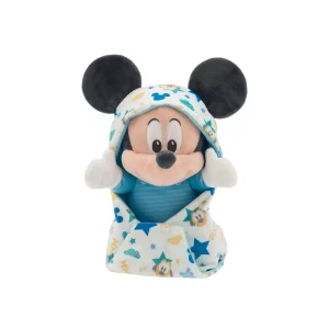 Peluche Disney Mickey Mouse Plush in Swaddle – Disney Babies – Small 11 1/2''