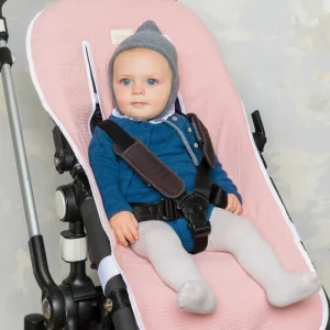 Colchoneta silla paseo rosa liso