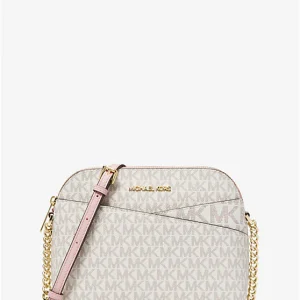 Crossbody Michael Kors Jet Set Travel Vainilla Rosa