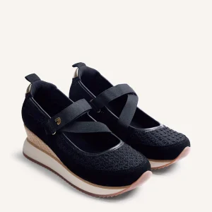 ZAPATILLAS ABIERTAS PIEL Y CROCHET CUÑA LIPA.Gioseppo