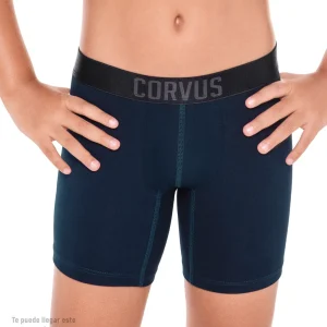 Bóxer de niño semilargo de microfibra