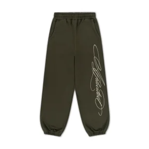 OVERLINE JOGGERS - OLIVE