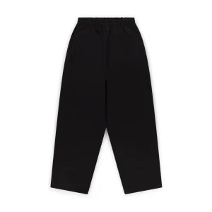 SIGNATURE UNCUFFED JOGGER - BLACK