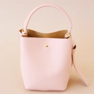 Bolso bucket piel