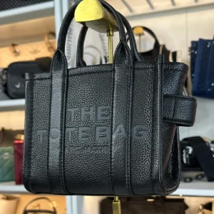 The Tote Bag Marc Jacobs Leather Mini Black