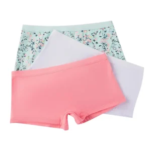 Paquete x3 bóxer para niña en algodón Lili Pink