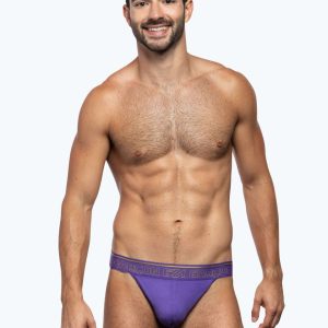 Purple Bamboo Thong
