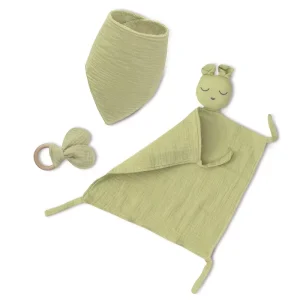 Set de regalo Dou dou, Bandana, Mordedor Verde Oliva