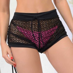 Salida de baño tipo short en malla ajustable a los lados