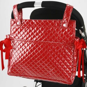Bolso Talega Plastificado Rojo
