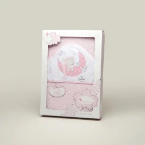 Capa de Baño Modelo Bear Sleeping Color Rosa