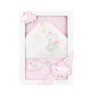 Capa de Baño Modelo Elefante Color Rosa
