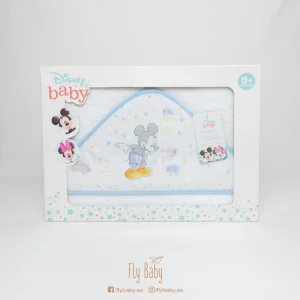 Capa de baño MICKEY MOUSE blanca/azul DISNEY