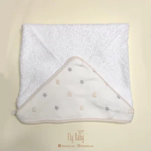 Capa de baño ositos beige