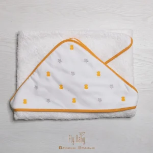 Capa de baño ositos mostaza