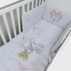 Edredón y chichonera para cuna Minnie Mouse Disney