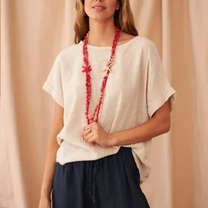 Blusa algodón trama