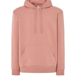 Sudadera Rosa Vintage Con Capucha