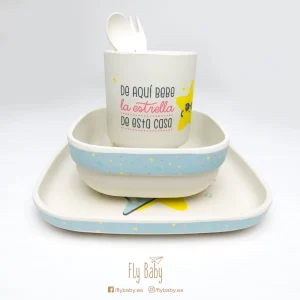 Vajilla de bambú “La estrella de la casa”