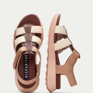 Sandalia Sport ambar avellana almond.HISPANITAS